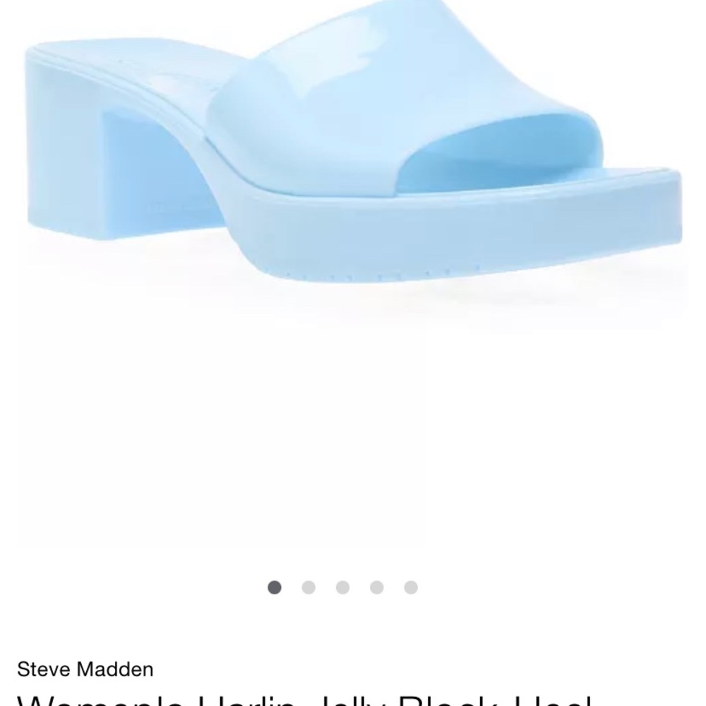 Steve Madden Jelly Block-Heel Sandals
